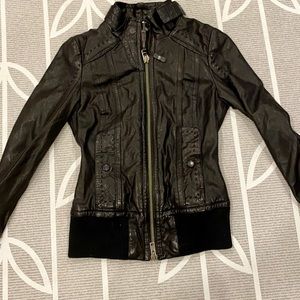 Black Mackage Leather Jacket